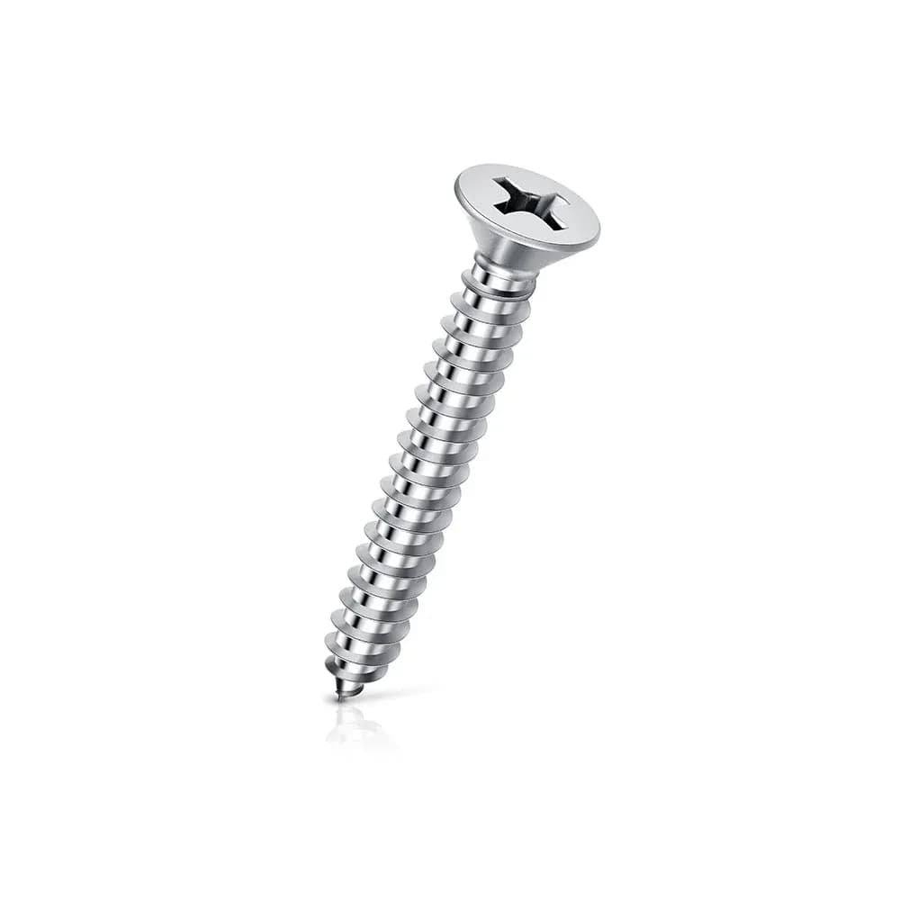 SS304 Screw #8 X 1" Flat Head