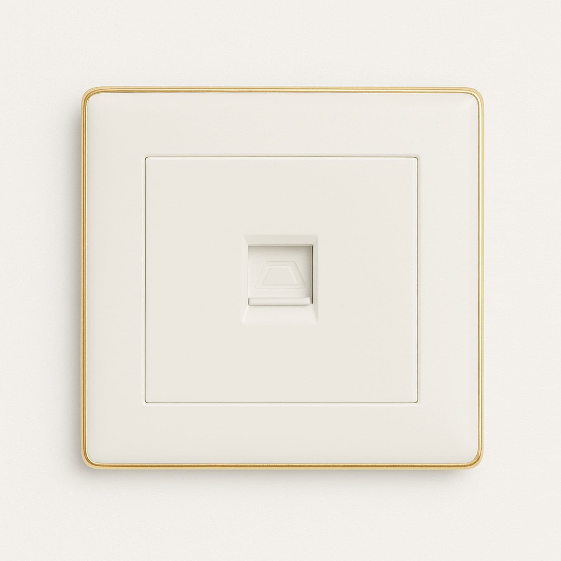 Socket Switch Telephone - (White)