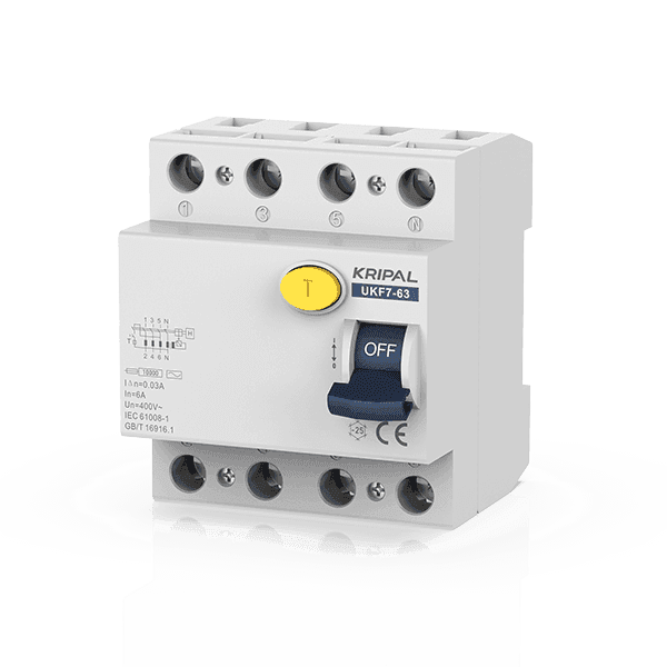 RCCB  UKF7-63 4P 40A/30mA Kripal