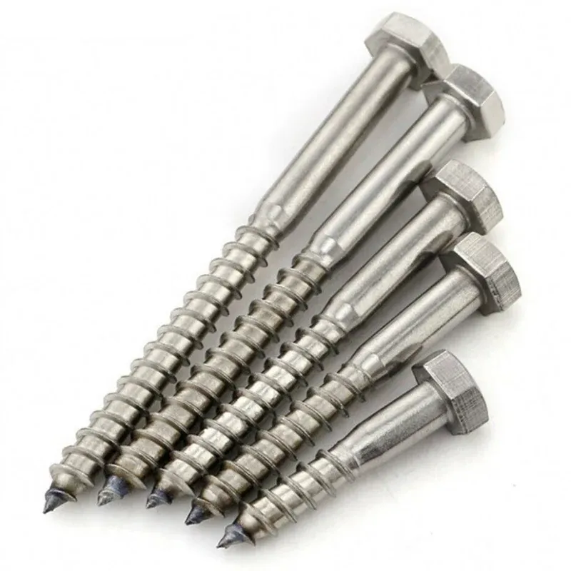 SS316 Hex Coach Screw M10*75 - ROLEE