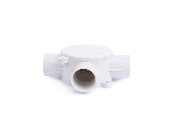 Junction box 4way 40mm PVC white 25mm Polycrome #Srilanka