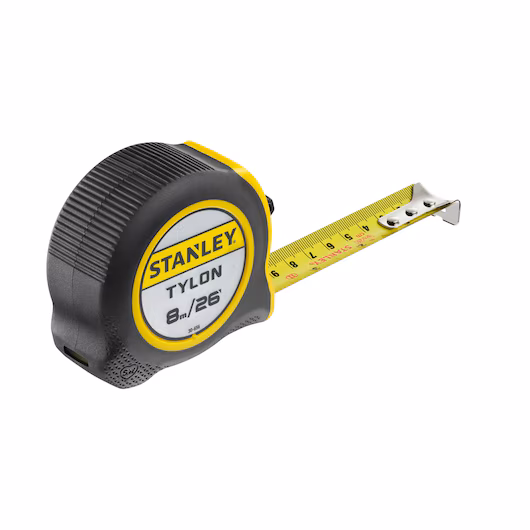 STANLEY TYLON  MEASURING TAPE 8M/26 X 25MM METRIC-IMPERIAL