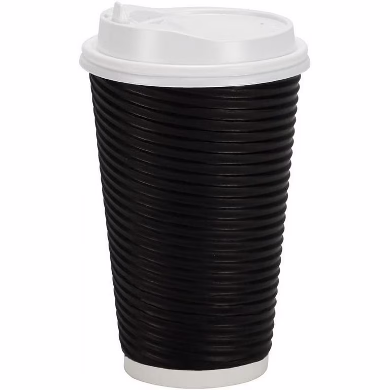 Ripples disposable cup with lid 12ozPET 350ml