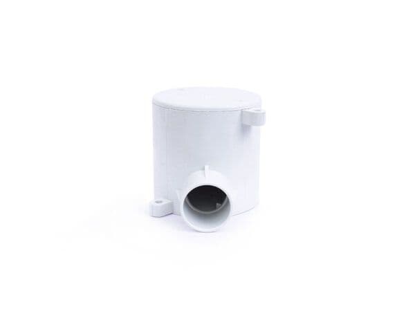 Deep junction box 1way 65mm PVC white 25mm Polycrome #Srilanka