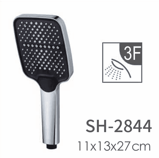 Handheld shower head SQ3F Chromed 1/2  SH-2844 EUS