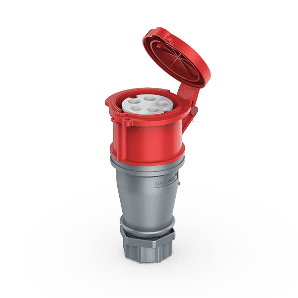 Industrial Socket Plug (Male) 63A 5P 400V IP44 6H Kripal | BlueSea Hardware