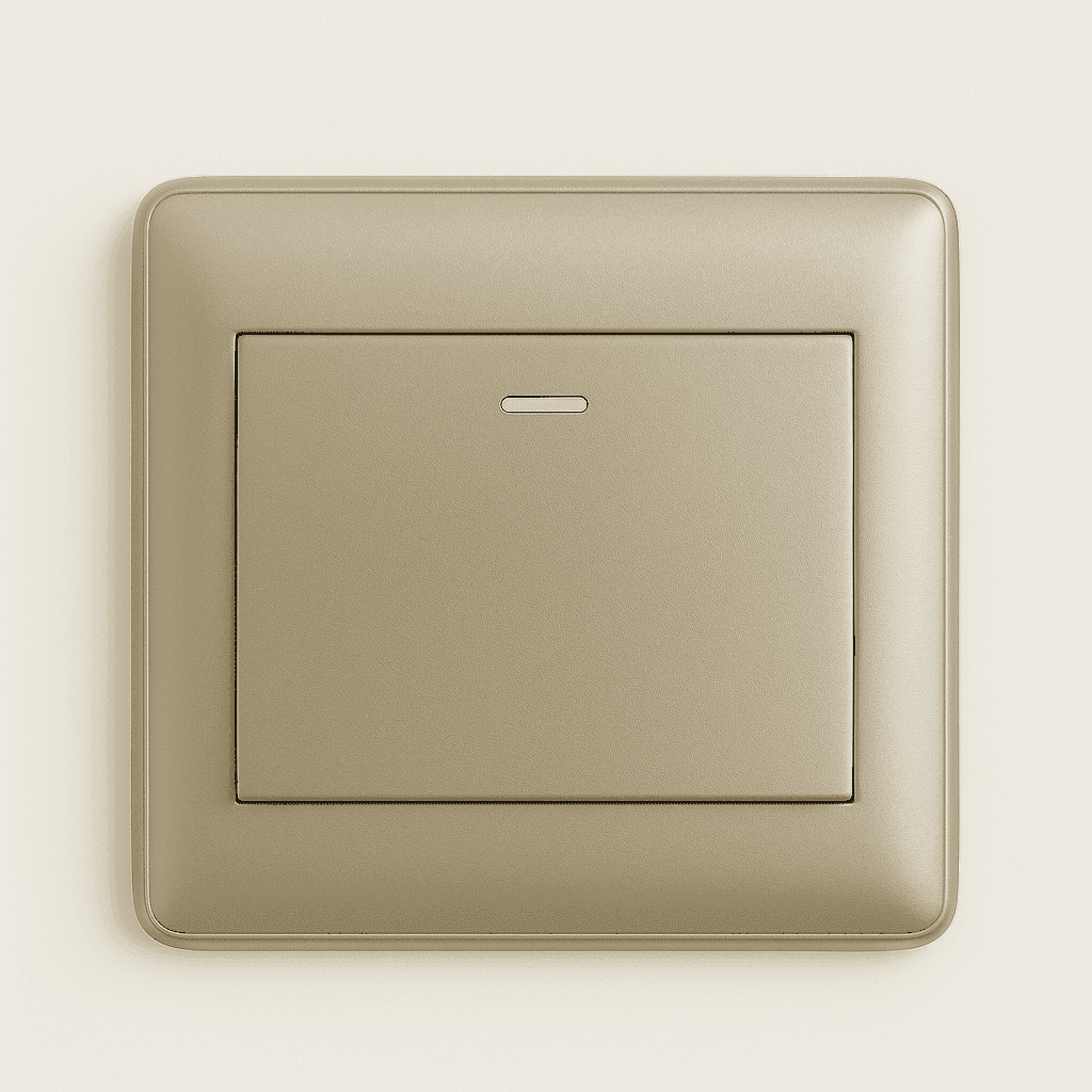 Switch outlet 1 Gang 1 Way - 13A (Grey)