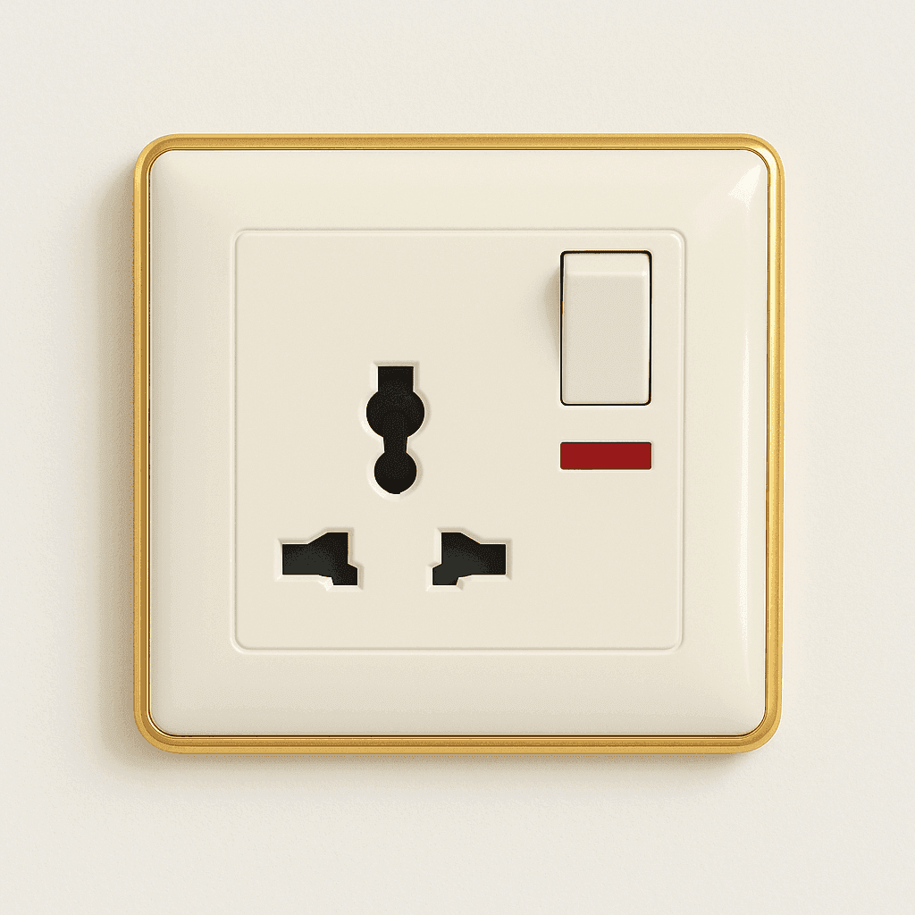 Socket Switch Single - 13A (White)