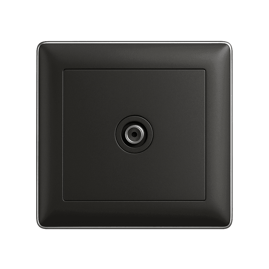 Socket Switch TV - (Black)