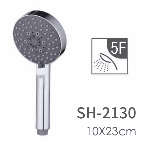 Handheld shower head R5F Chromed 1/2 10*23cm SH-2130 EUS